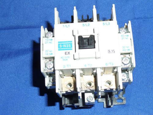 Mitsubishi magnetic ac 208-230v-ac 15kw 60a amp contactor s-n35ex for sale