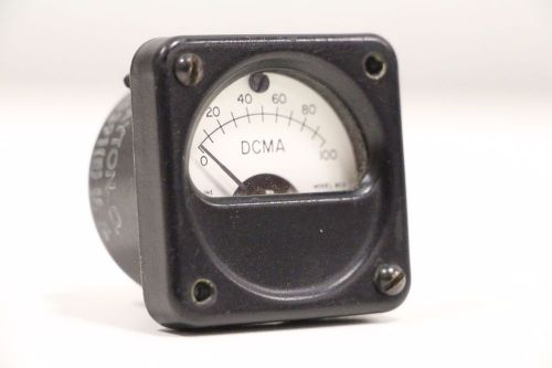 Wacline BCD 1733 0-100 DCMA Gauge Meter 6625-542-1736 + Free Priority Shipping!!