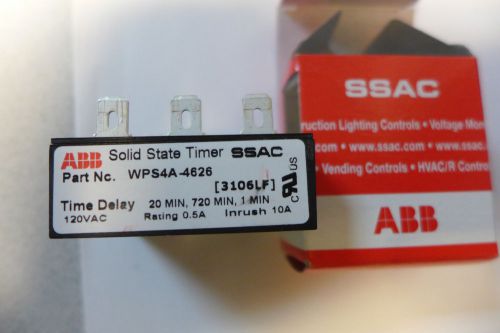 ABB P/N WPS4A-4626 D.O.M. RECYCLING COMBINED TIMER