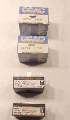 Ssac solid state timer, tsb224 0893x, lot of 4 for sale