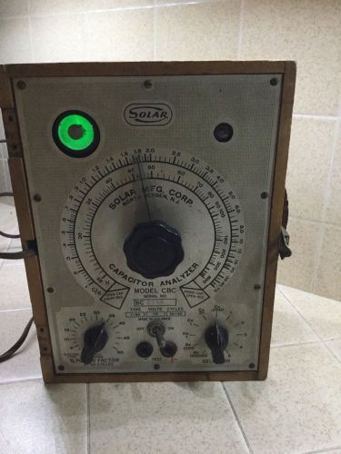 Capacitor analyzer by solar for sale