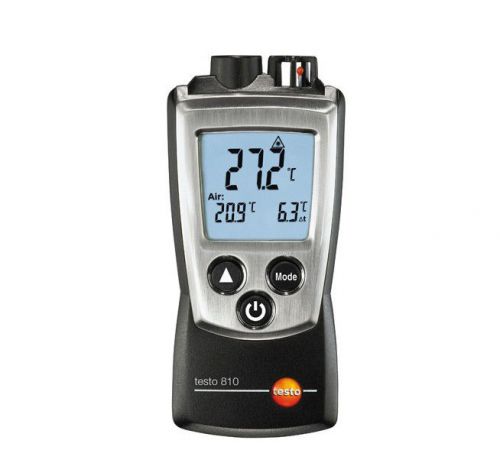 Testo 810 (0560 0810) 2-channel ir / ntc air thermometer , infrared 6:1 optics for sale