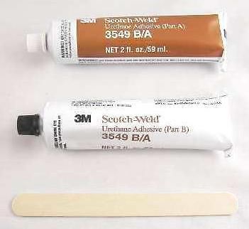 3M Scotch-Weld Urethane Adhesive 3549 B/A Part A&amp;B 4oz. Tube Kit