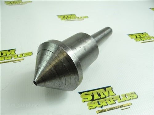 2-1/2&#034; dia. bull nose ball bearing live center w/ 3 mt shank for sale