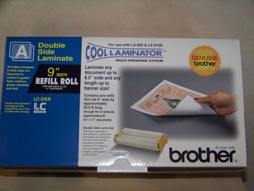 Brother Cool Laminator 9&#034; Refill (Dble Side Laminate) LC-D9R