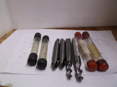 2 carbide center drills and 2 carbide step drills for sale