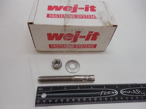 Wej-it 1/2&#034; x 4-1/4&#034; Fastening system Wedge anchor Box of 10