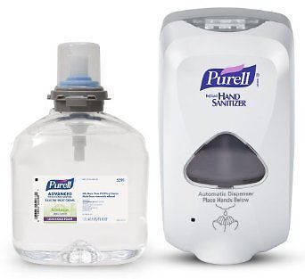 NEW PURELL 5392-D1 TFX Touch Free Dispenser &amp; Refill Hand Sanitizer Dispenser Ki