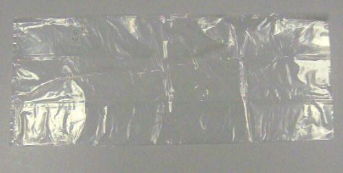 100 8X4X18 1.5 Mil  Clear Poly Bags Side Gusset  Food Grade! Produce Poultry
