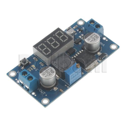 Lm2596 dc to dc adjustable buck module led voltmeter for sale