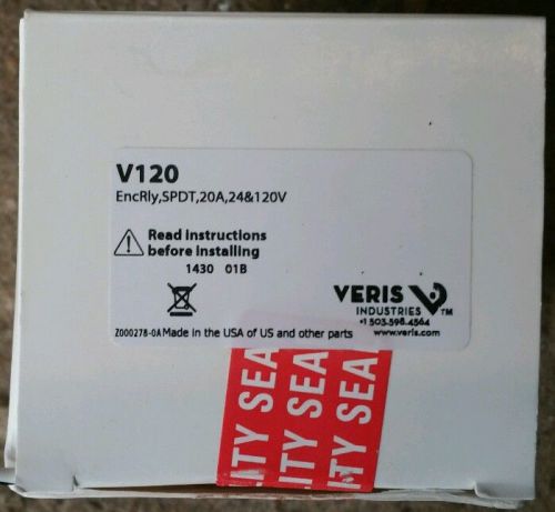 Veris V120 Enclosed Relay. Brand new in box. 6 available