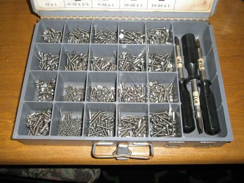 Tamperproof screw 2 pin security screws stainless steel assortment w/ drivers for sale