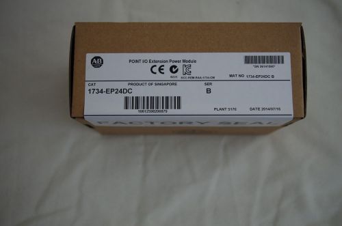 “Factory Sealed” Allen Bradley 1734-EP24DC POINT I/O Extension Power Module