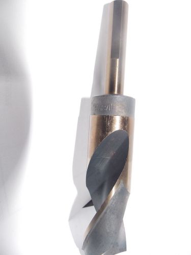 1-1/8&#034;  Silver and Deming Drill Bit with 3-Flatted Shanks -1/2 Reduced Shank