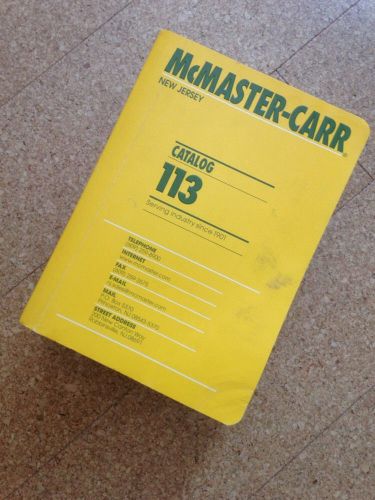 McMaster Carr Catalog 113