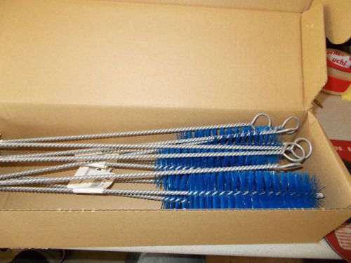 Tubing Pipe Brush Blue 24&#034; 1YTC4 Tough Guy New in Box Set of 12 Brushes