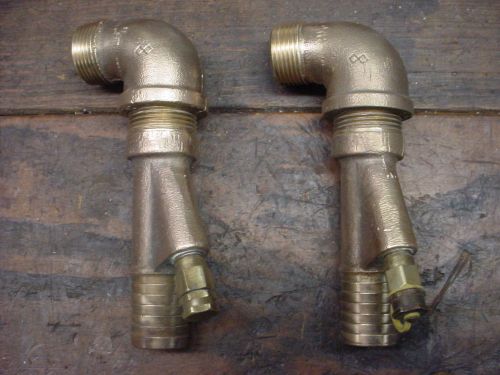 2 Thermometer port BRASS Housing with BRASS 90 degree elbows(PETE&#039;S PLUG&#039;s 1/2&#034;)