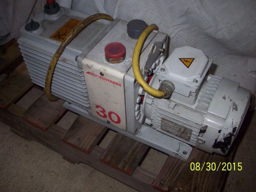 Edwards E2M30 Rotary Vane Vacuum Pump -  No Reserve!