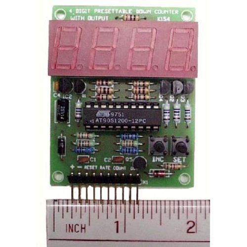 Four-digit pre-settable down counter ( kit_154 ) for sale