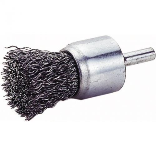 End brush w/ crimped wire 3/4&#034; diameter thermadyne grinding cups and wheels for sale