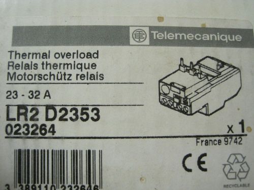 Telemecanique LR2 D2353 Thermal Overload **NEW**