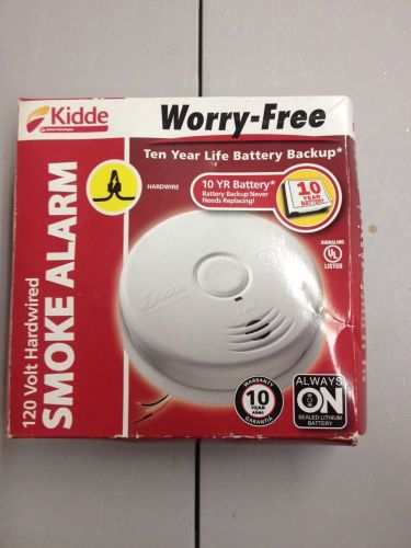KIDDE I12010S Smoke Alarm, 120VAC, Sealed Lithium Ion
