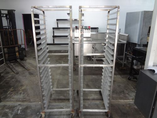 Stainless  bread / pan rack, all casters roll, pick from 2 different ones #455