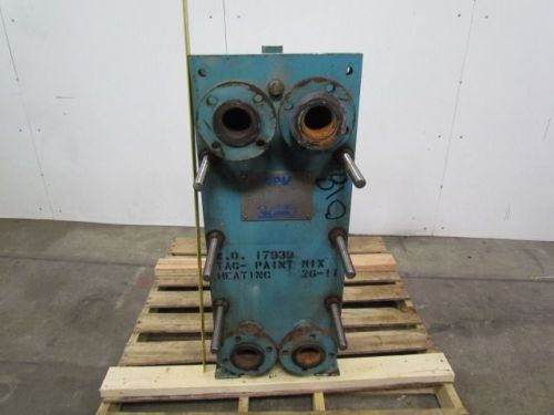 AVP SR25 80 Plate Thermal Heat Exchanger 2-1/2&#034; Flanged Ports