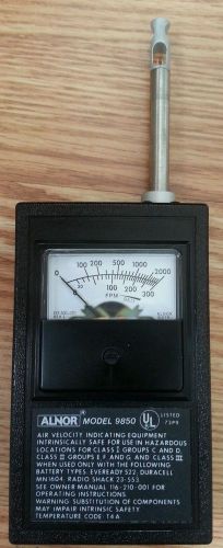 ALNOR Thermoanemometer model 9850