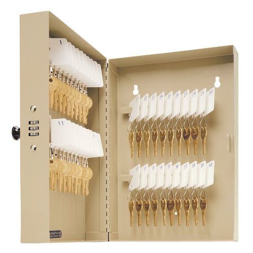 Steelmaster single-tag 40-key cabinet 7.75 x 11.38 x 3.38 inches combination ... for sale