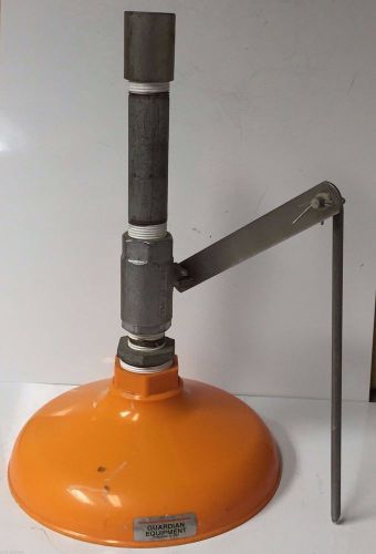 ORANGE Guardian Emergency Safety Shower Head 10&#034; Repurpose DIY Lamp Industrial