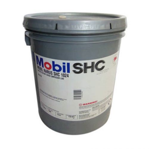 Mobil rarus shc 1024 - new - 5 gallons - synthetic compressor lubricant oil for sale