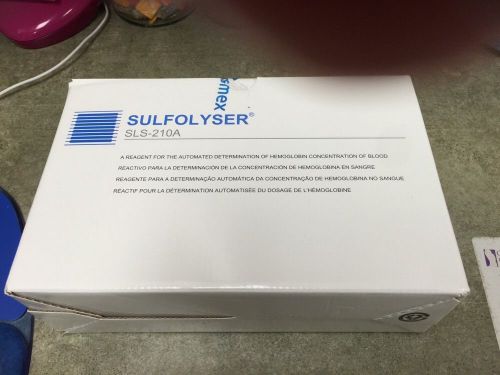 Sysmex Sulfolyser Lot Of 4 Unopened Boxes Sls-210A