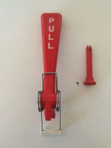 Ugolini Handle With Pin, Used. Red