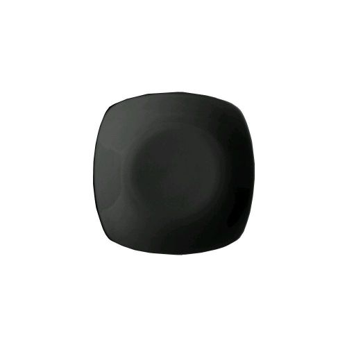 Steelite 9021c084 contour dusk black 9&#034; square plate - 24 / cs for sale