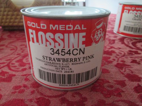 Gold Medal Flossine Strawberry Pink 1 lbs. 3454CN NEW Cotton Candy US