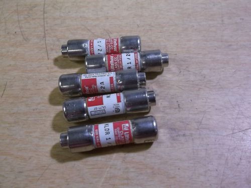 Littlefuse KLDR1/2 1/2A Class, Lot of 5 Fuses *FREE SHIPPING*