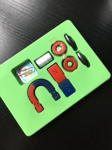 Magnets field teaching education tool set  horseshoe magnet + ring magnet Toy