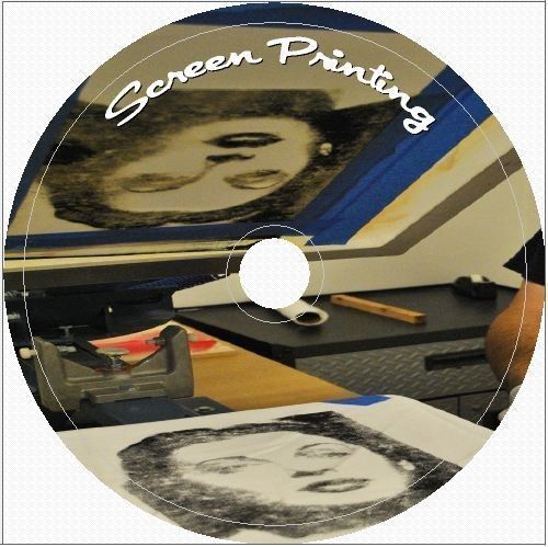 Learn Screen Printing at Home CD press plans how to printer print easy fun fast