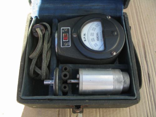 IDEAL ELECTRIC TACHOMETER 0 TO 2500 RPM VINTAGE ELECTRONICS