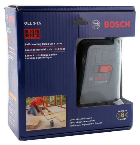 Bosch 50-ft chalkline self-leveling line generator laser level for sale