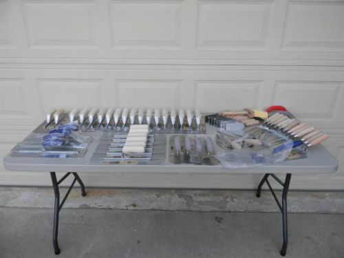 Concrete/masonry pros~look~ *lot of 60 new hand tools* for sale