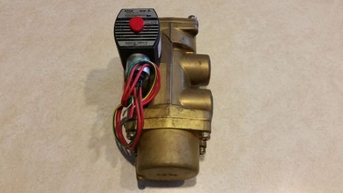 Asco Red-Hat II Solenoid Valve EF8344G76 3/4&#034; 120V 4 Way New Old Stock