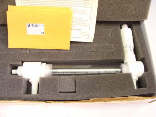 NEW Gilmont GF-9260 Compact Lab Flowmeter W/ Micrometer Direct Reading Size 12!