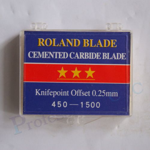 3PCS Brand New 30 Degree Roland Blade For Cutting Plotter Yellow Cap Durable