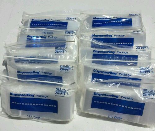 Reclosable poly bags 2&#034; x 5&#034; clear 2 mil 1,000 pcs zip lock 2x5 reloc zippit bag for sale