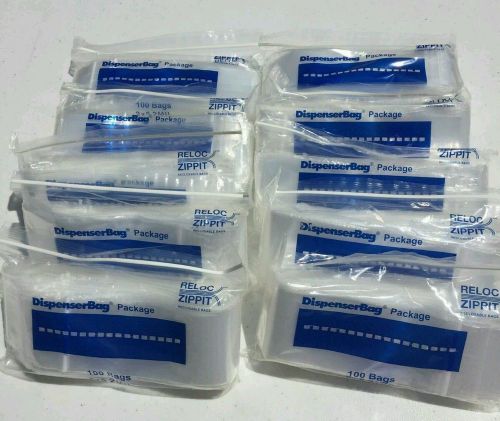 RECLOSABLE POLY BAGS 2&#034; x 5&#034; CLEAR 2 MIL 1,000 Pcs ZIP LOCK 2x5 RELOC ZIPPIT BAG