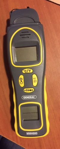 General mmh800 pin/pinless moisture meter with temp/rh for sale