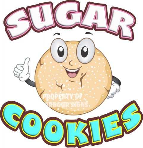 Sugar Cookies Decal 24&#034; Bakery Concession Food Truck Restaurant Farmers Market