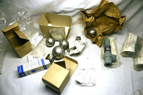 Boilers/Steam Heating Systems Nu parts Lot B&amp;J Sarco,Stones ,Floats,valves NR